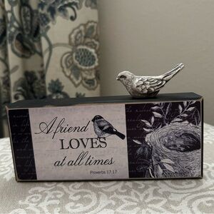 Christian Wooden Plaque Scripture Proverbs 17:17